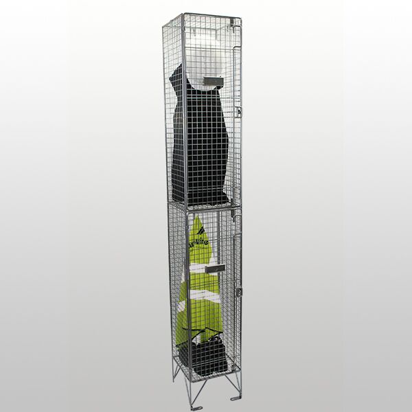 Economy 2 Door Wire Mesh Lockers from AMP Wire Ltd