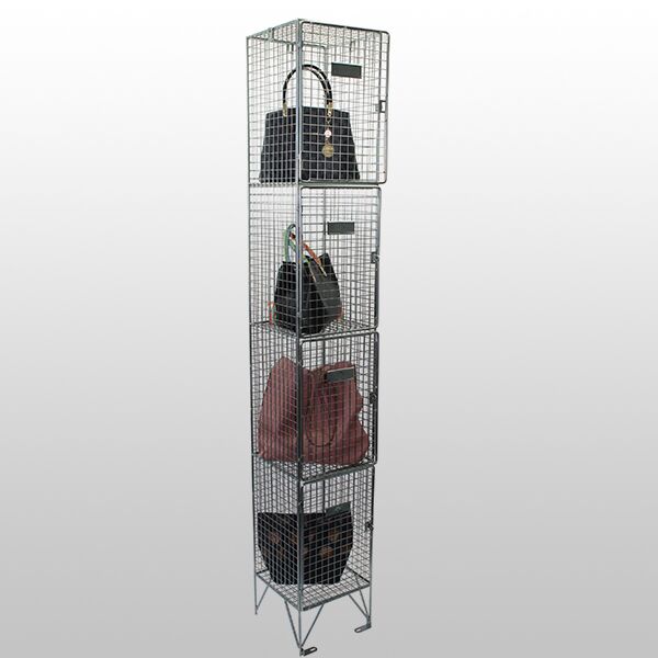 Economy 4 Door Wire Mesh Lockers from AMP Wire Ltd