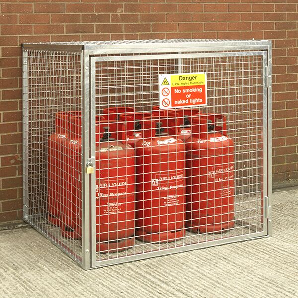 HDG Gas Cage for 9 x 19kg Cylinders from AMP