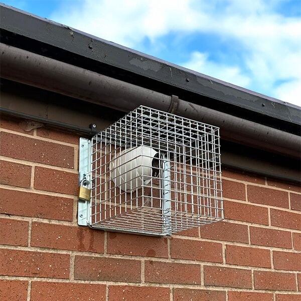 Hinged Camera Guard 25mm pitch Mesh from AMP Wire