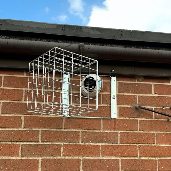 Hinged Camera Guard 50mm pitch Mesh from AMP Wire