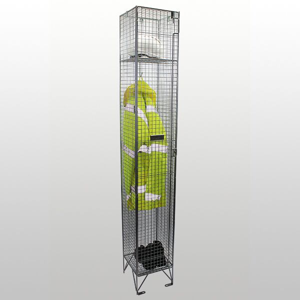 Economy 1 Door Wire Mesh Lockers from AMP Wire Ltd